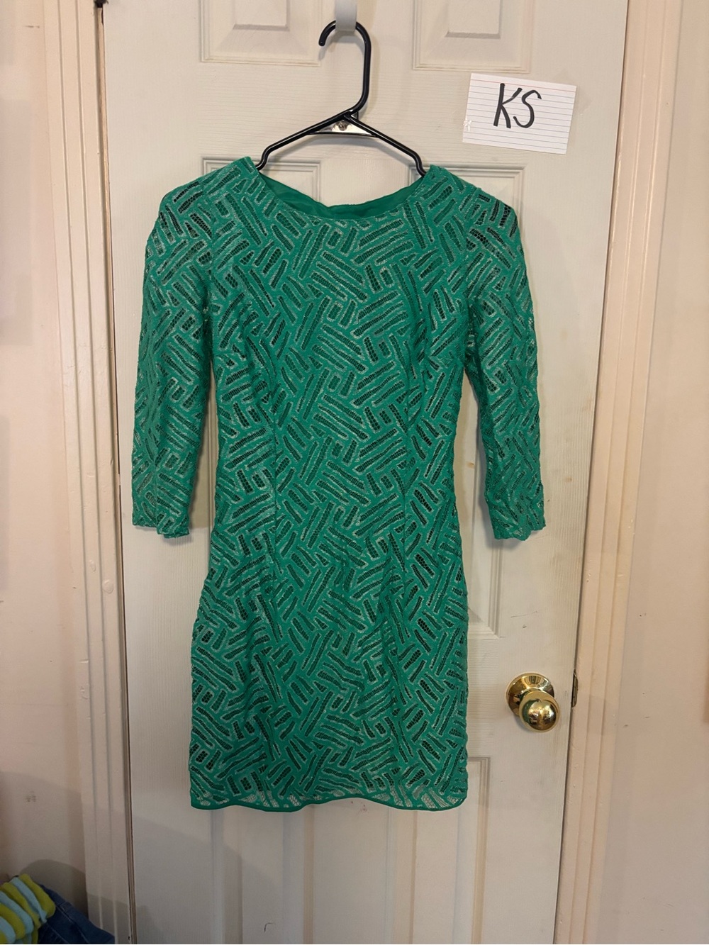 Lilly Pulitzer Emerald Green Long Sleeve Sheath Dress